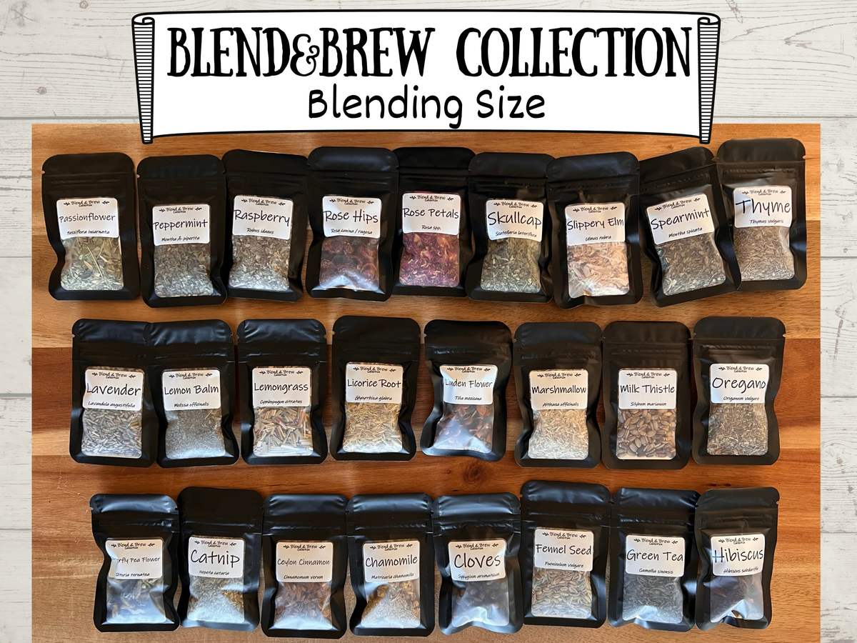 The Apothecary Shelf | Blend & Brew Botanicals | 25-Botanical Collection