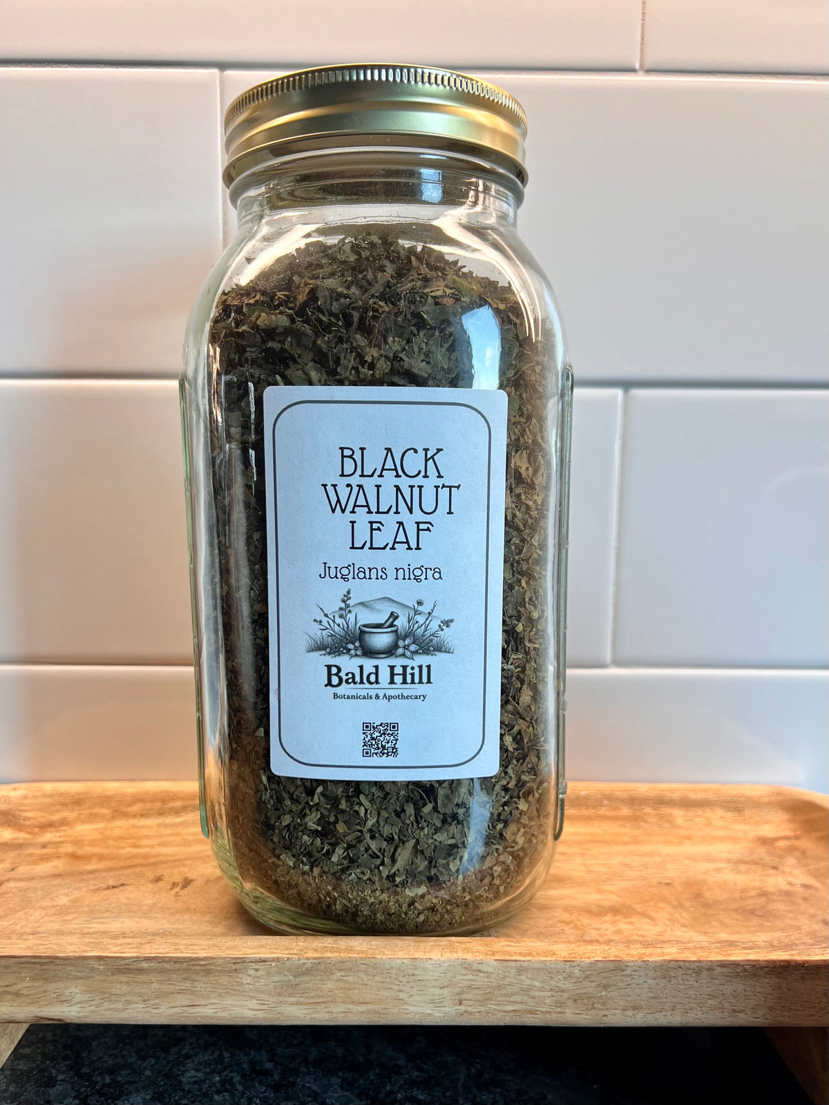 Black Walnut Leaves, Cut & Sifted