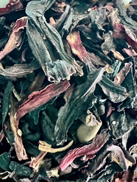 Hibiscus Flower, Tea Cut (Organic)