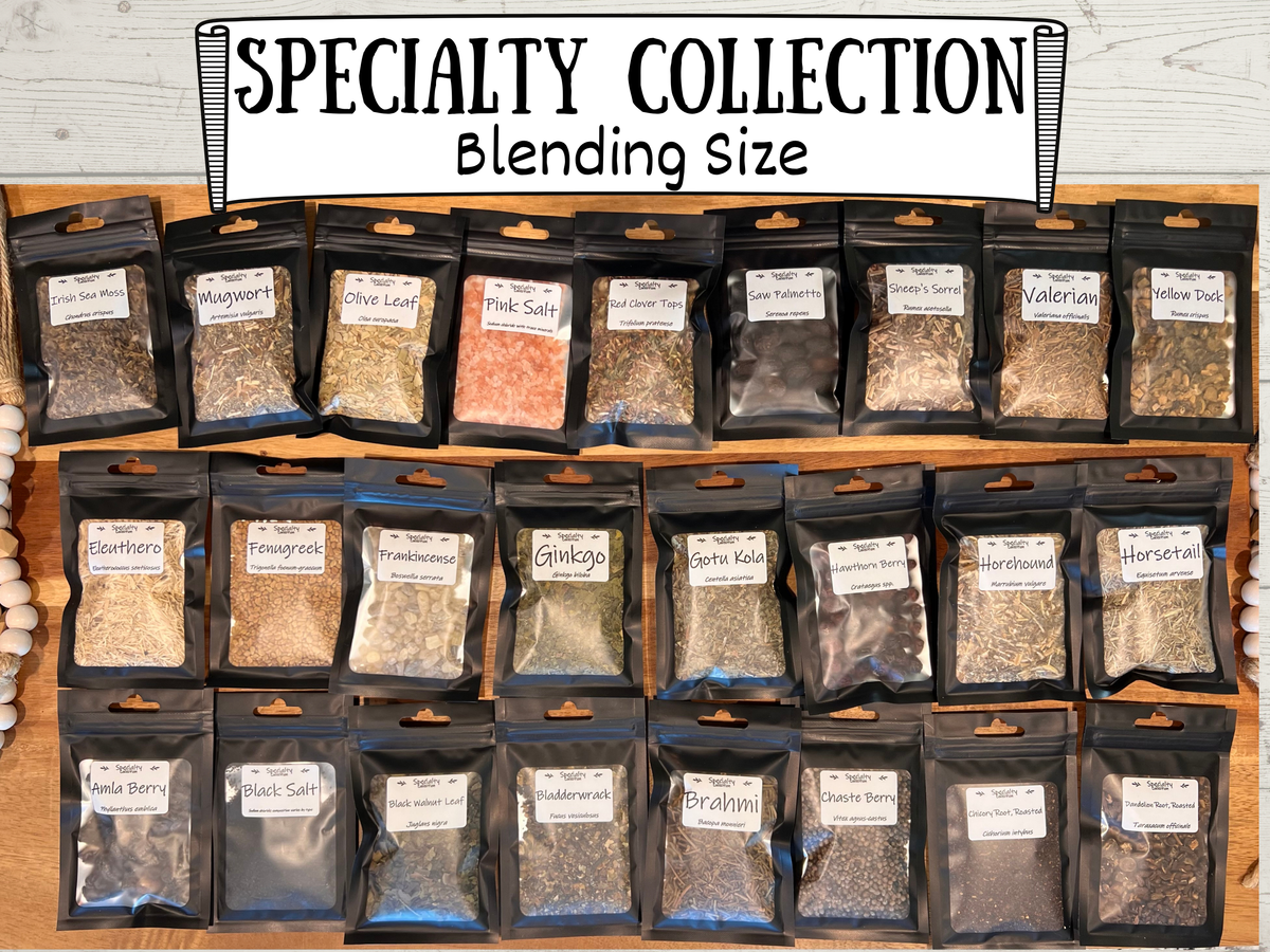 The Apothecary Shelf | Specialty Botanicals | 25-Material Collection