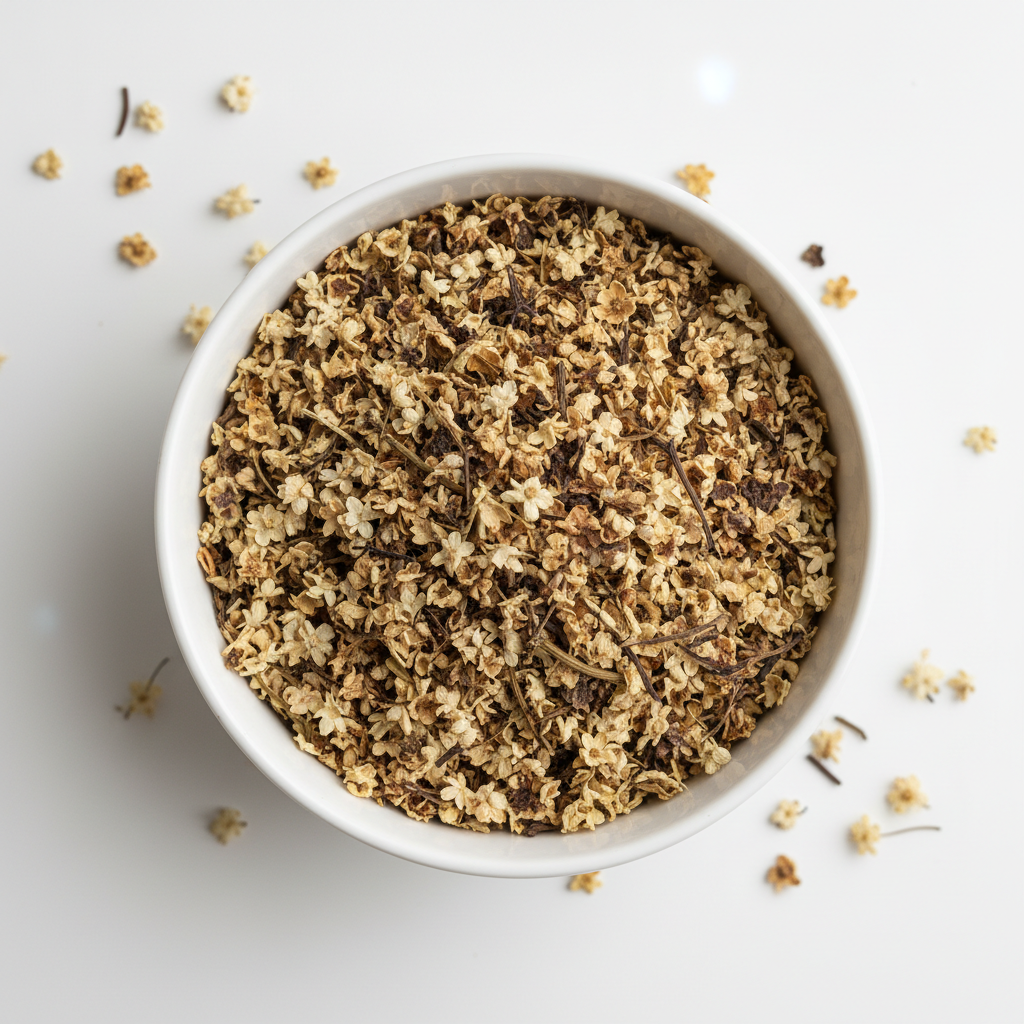 Elderflower Bowl Shot - No Dominant Stem