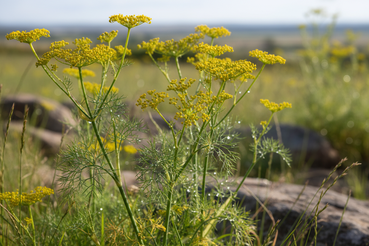 Fennel growing in the wild