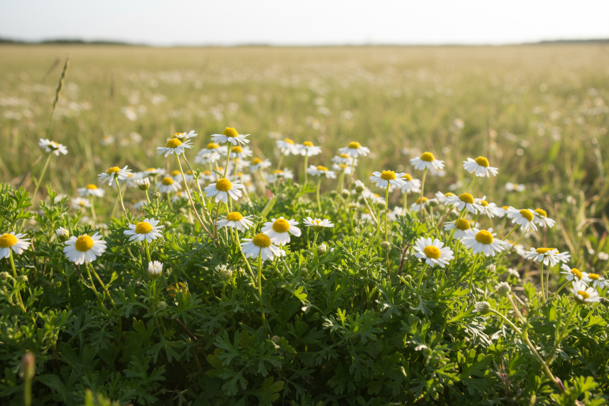 Feverfew, Certified Organic, Cut & Sifted