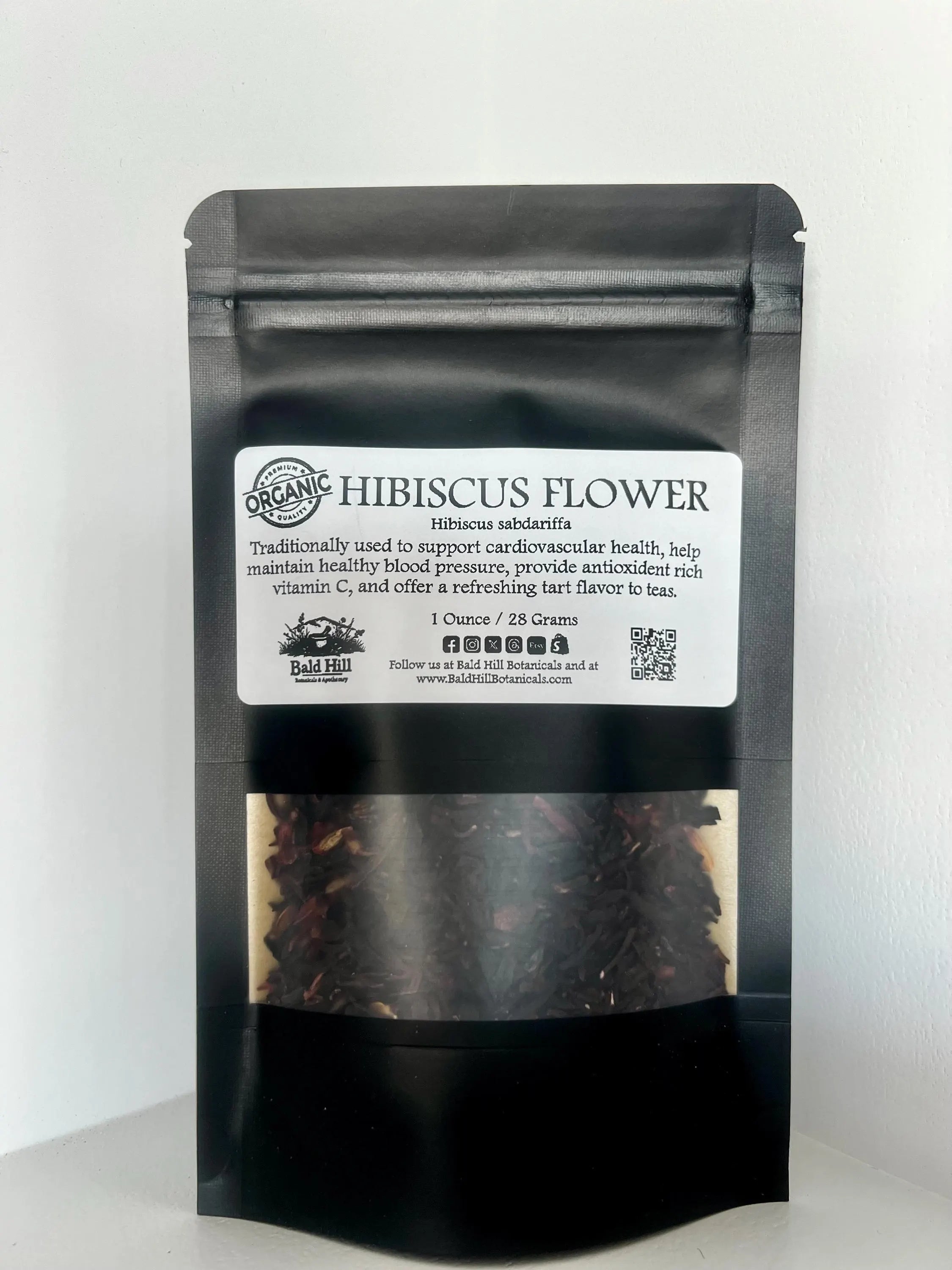 Hibiscus Flower, Tea Cut (Organic)
