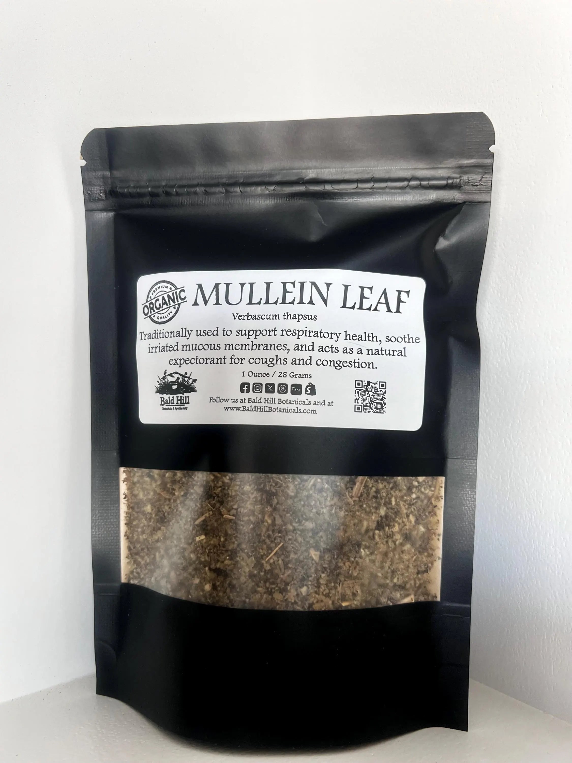 Mullein Leaf, Cut & Sifted (Organic)