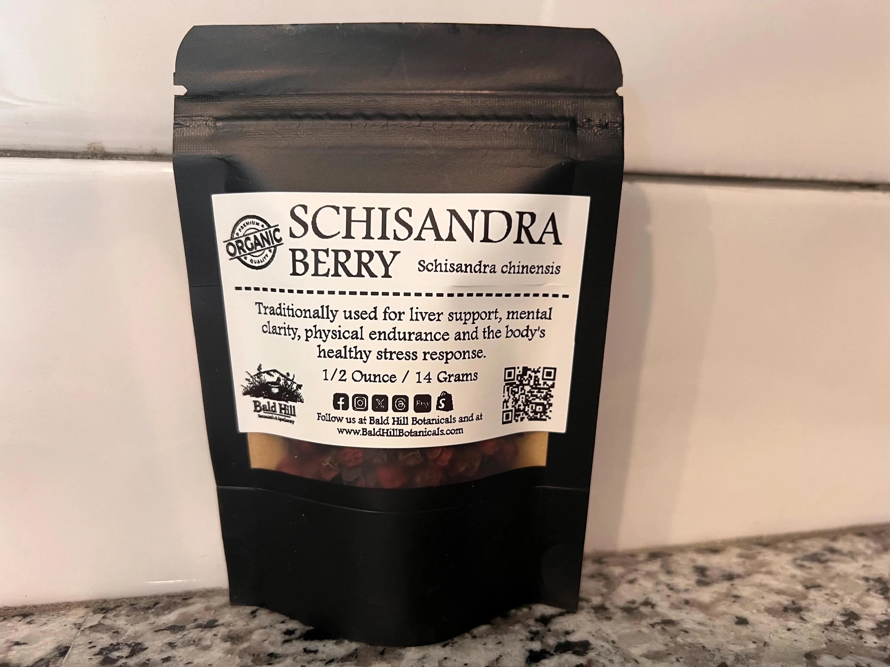 Schisandra Berry, Whole (Organic)