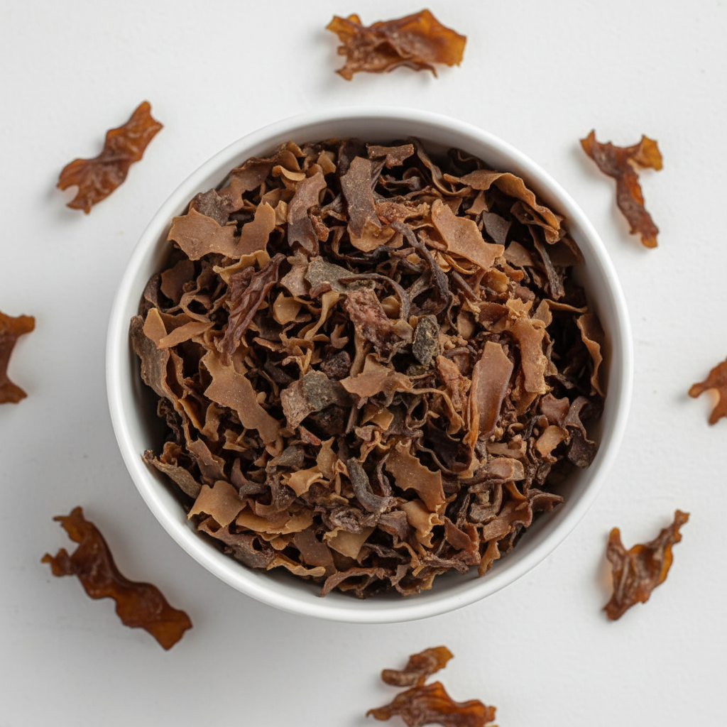 Irish Moss bowl shot - dark reddish brown