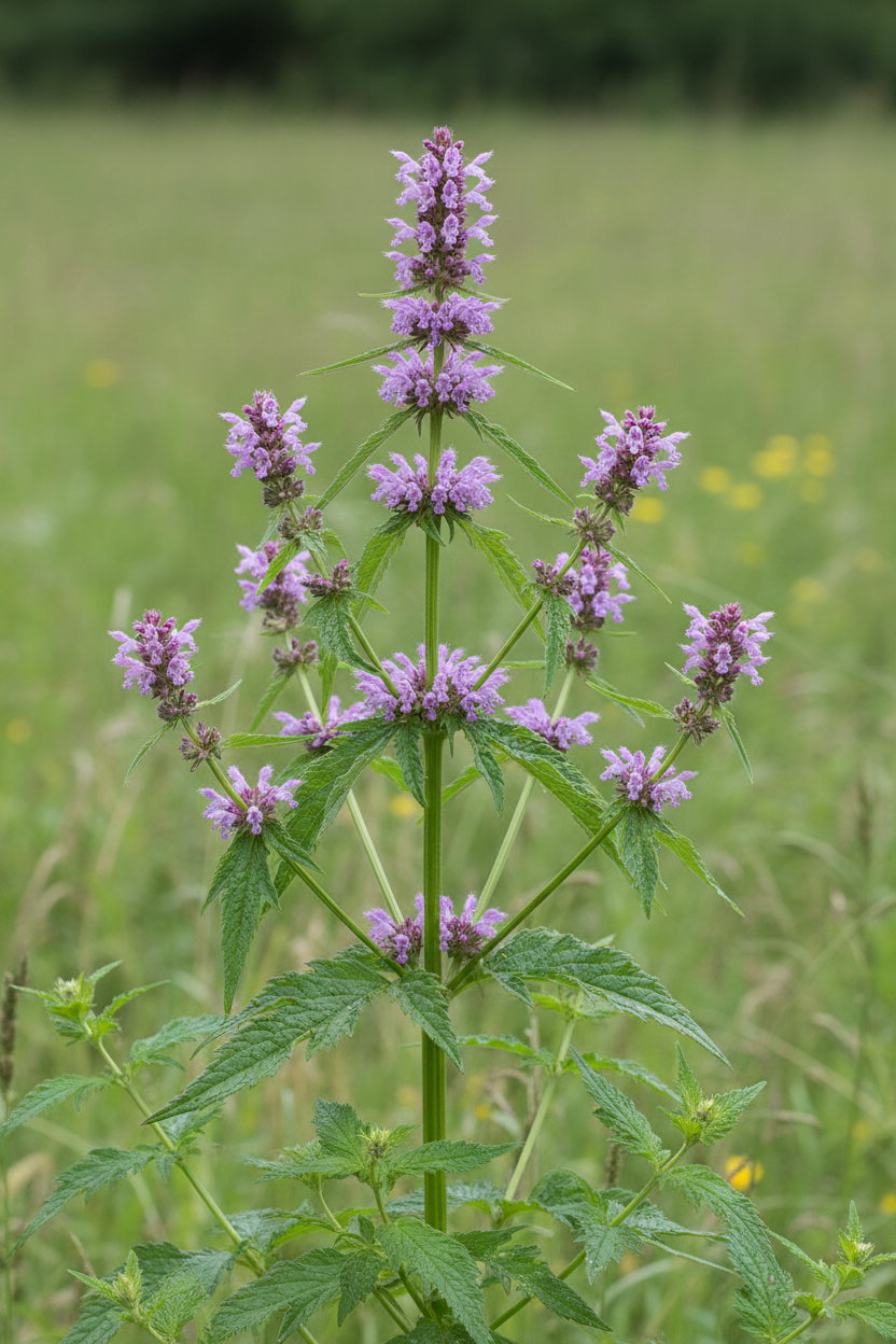 Motherwort plant growing
