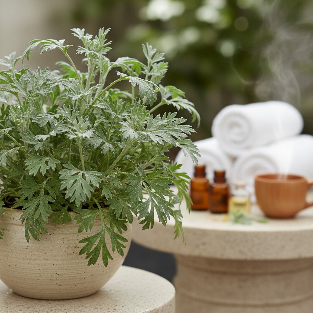 Mugwort plant