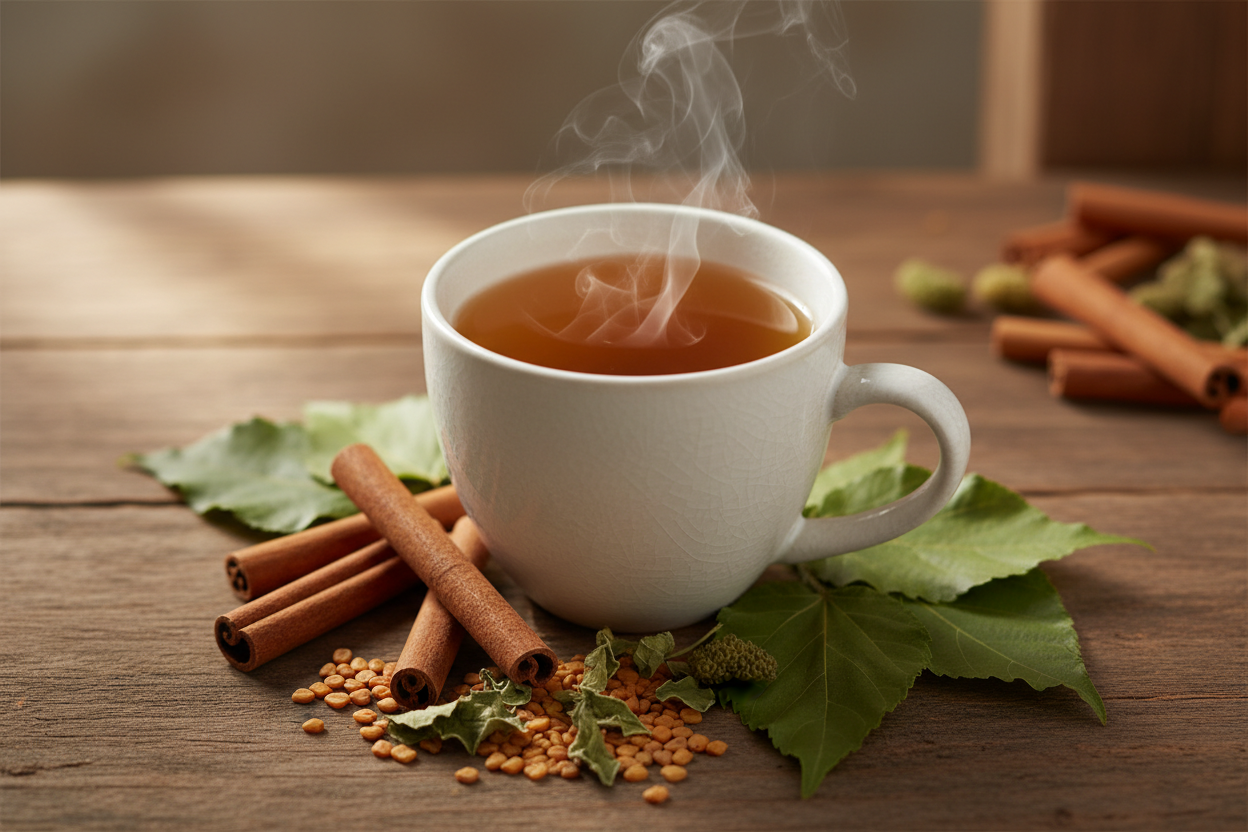 Steady herbal tea