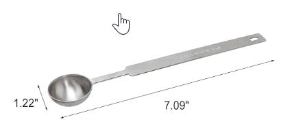 Long-Handled Stainless Steel Teaspoon