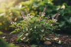 Tulsi (Holy Basil) growing